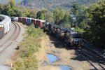 NS 3676 leads train 11Z from Binghamton into Enola yard